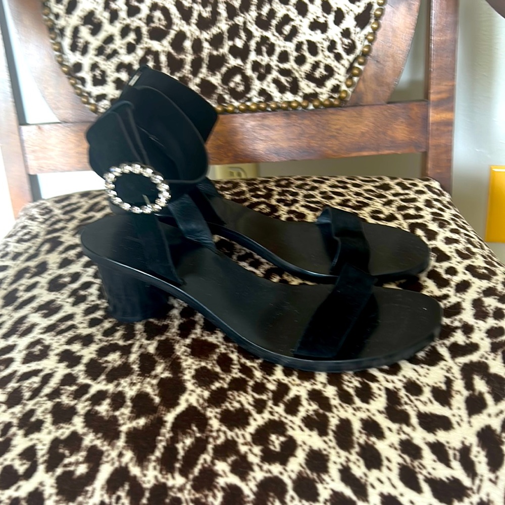 Isabelle Marant black suede sandals